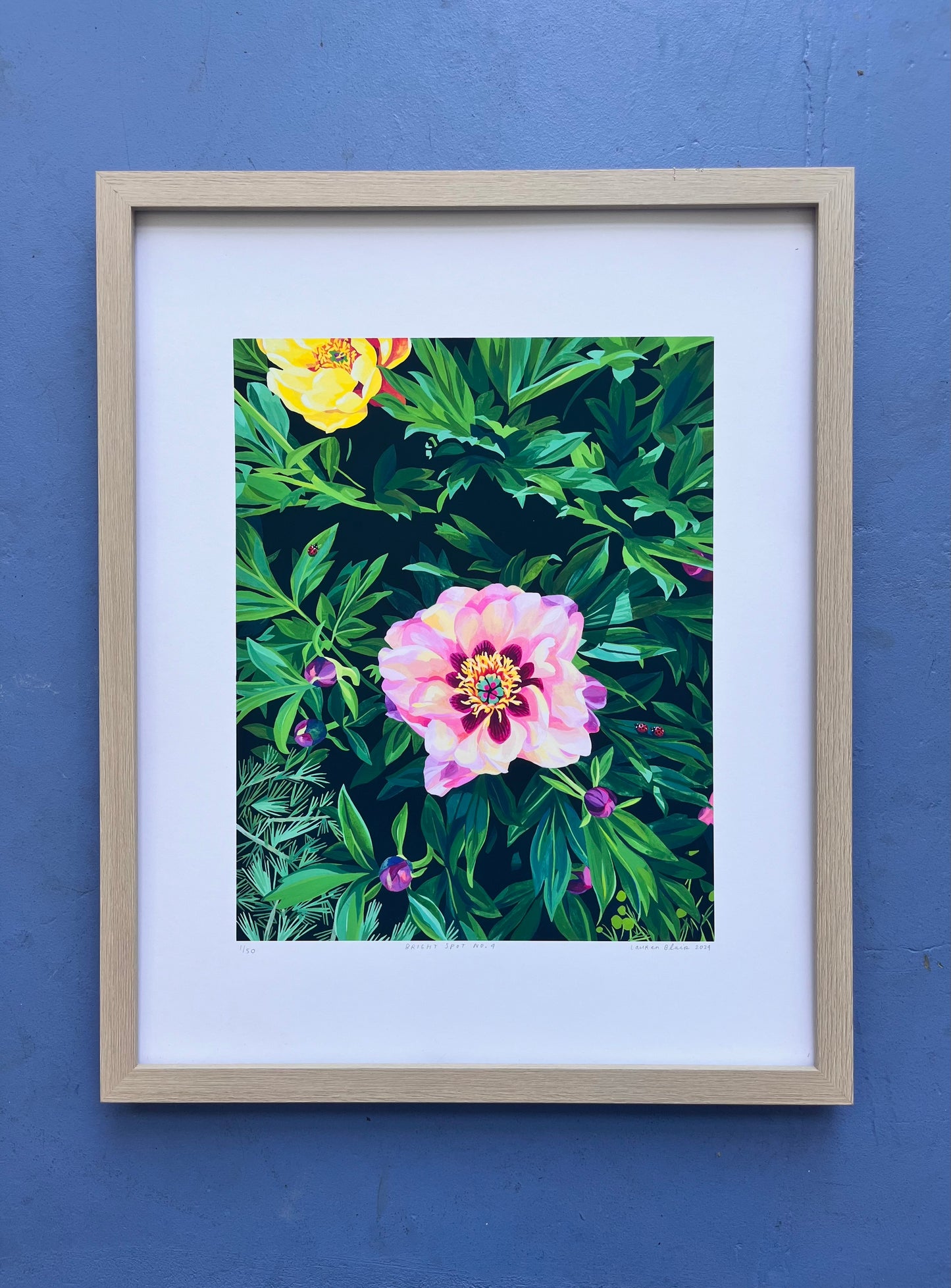 Bright Spot No.4 (Peonies) - Limited Edition Giclée Art Print