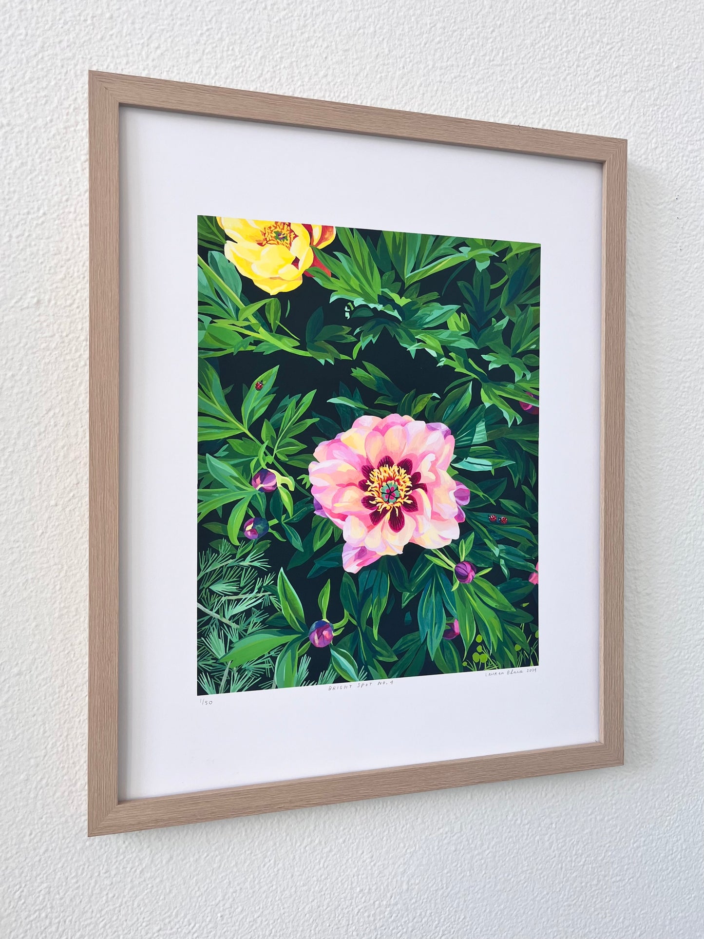 Bright Spot No.4 (Peonies) - Limited Edition Giclée Art Print