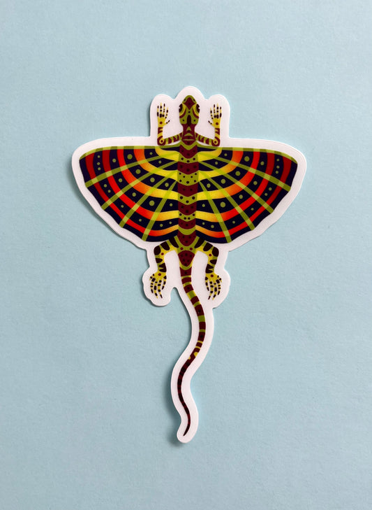 Flying Lizard Sticker